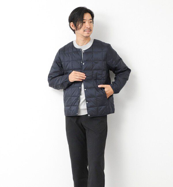 NOLLEY'S goodman「【TAION/タイオン】別注クジラ刺繍CREW NECK BUTTON DOWN JACKET」|ダウン|