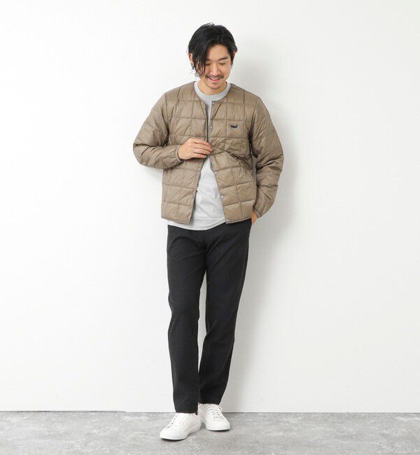 NOLLEY'S goodman「【TAION/タイオン】別注クジラ刺繍CREW NECK BUTTON DOWN JACKET」|ダウン|