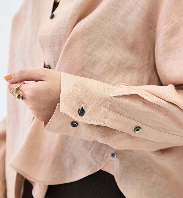 NOLLEY'S「MY STANDARD マルチWAYリネンショートシャツ」|シャツ・ブラウス|