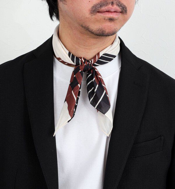 NOLLEY'S goodman「EMME EFFE メッシュプリントバンダナスカーフ」|バンダナ・スカーフ|