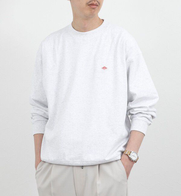 NOLLEY'S goodman「【DANTON/ダントン】DT-C0204TCB SOLID SWEAT T-SHIRT 26SS」|Tシャツ・カットソー|ライトグレー