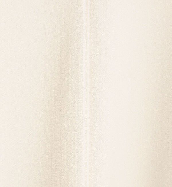 Rie Miller「ウォッシャブル袖口リブマキシ丈ワンピースジョーゼットダンボール」|ワンピース|