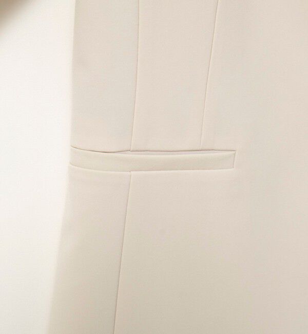 NOLLEY'S sophi「《セットアップ対応》ウォッシャブル2WAYツイルストレッチジャケット」|ノーカラージャケット|