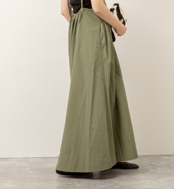 MAQWEL「【MAQWEL/マクウェル】ウォッシャブルソフトタフタワンピース」|ワンピース|