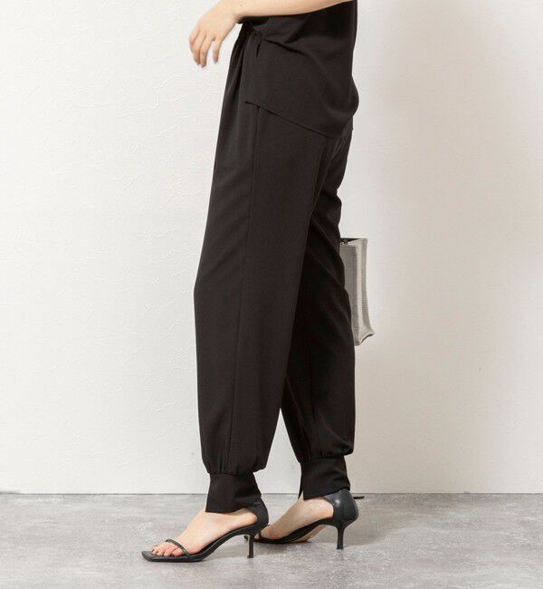 NOLLEY'S「【WEB＆一部店舗限定カラー】《セットアップ対応》ジョーゼットジョガーパンツ」|チノ|