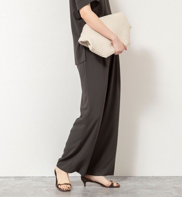 NOLLEY'S「【WEB＆一部店舗限定カラー】《セットアップ対応》ジョーゼットイージーワイドパンツ」|その他|