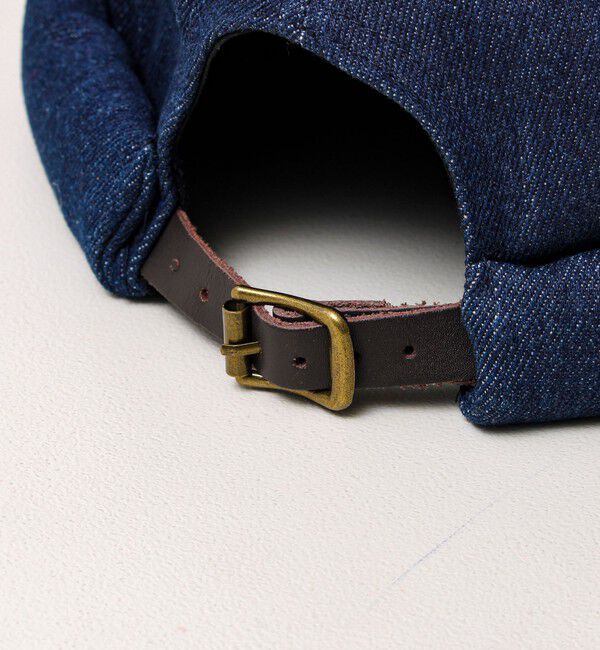 GLOSTER「DENIM /HICKORY ROLL CAP フィッシャーマンキャップ」|キャップ・キャスケット|