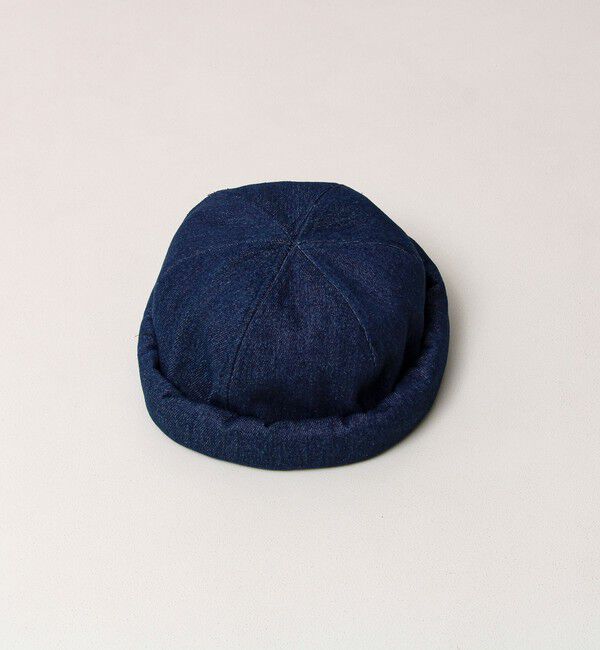 GLOSTER「DENIM /HICKORY ROLL CAP フィッシャーマンキャップ」|キャップ・キャスケット|