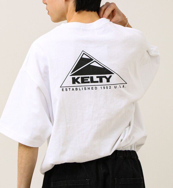 GLOSTER「【KELTY&times;GLOSTER】別注 バックロゴプリントT」|Tシャツ・カットソー|オフホワイト