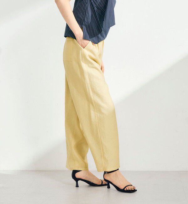 fredy emue「【接触冷感】ドライタンブラーセミワイドイージーパンツ」|チノ|