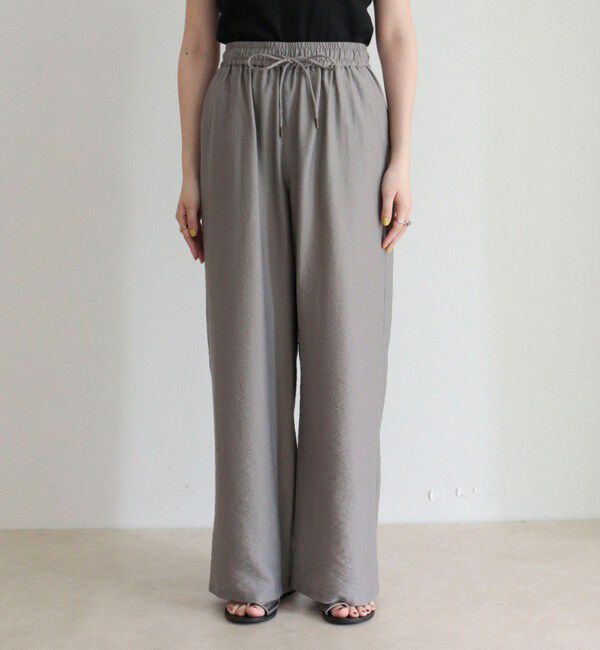 fredy emue「【接触冷感】ドライタンブラーセミワイドイージーパンツ」|チノ|