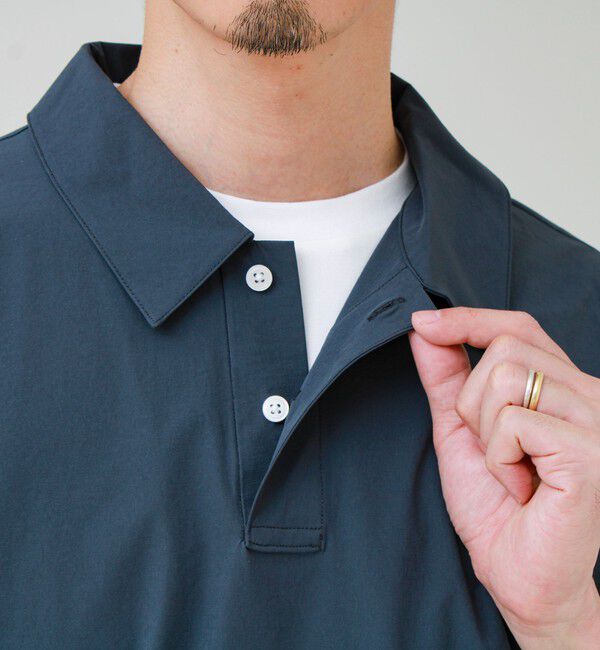 GLOSTER「【接触冷感/セットアップ着用可能】SoftCool ポロシャツ」|ポロシャツ|