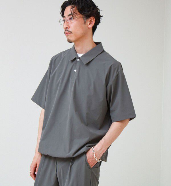 GLOSTER「【接触冷感/セットアップ着用可能】SoftCool ポロシャツ」|ポロシャツ|