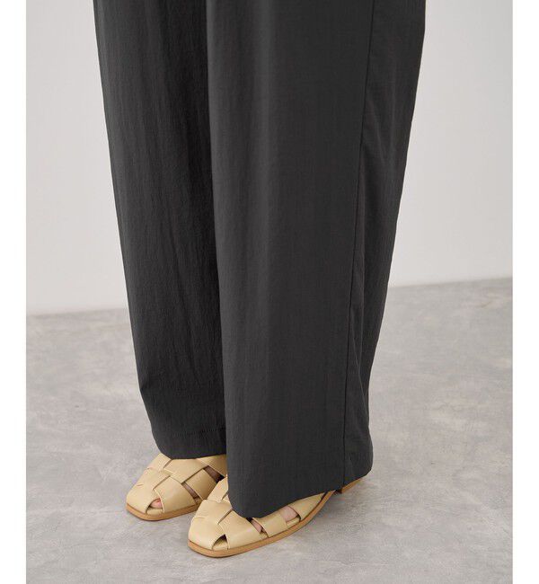 Rope&rsquo;Picnic「レーヨンナイロンイージーワイドパンツ」|チノ|