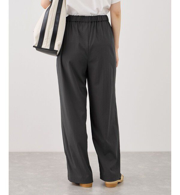 Rope&rsquo;Picnic「レーヨンナイロンイージーワイドパンツ」|チノ|