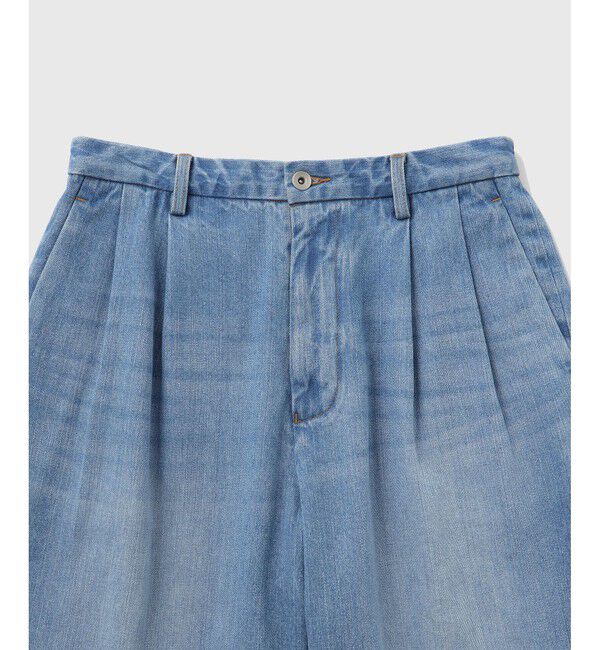 ADAM ET ROPE'「ダメージデニム バギー イージー ショーツ / ADAM ET ROPE' JEANS」|デニム|