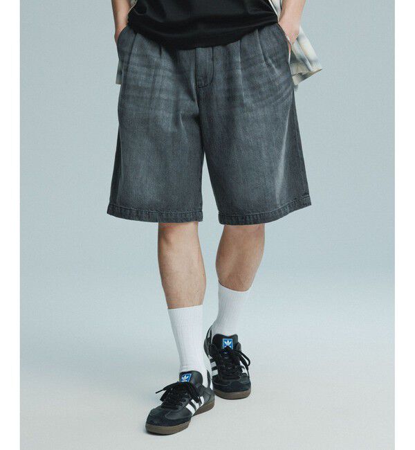 ADAM ET ROPE'「ダメージデニム バギー イージー ショーツ / ADAM ET ROPE' JEANS」|デニム|