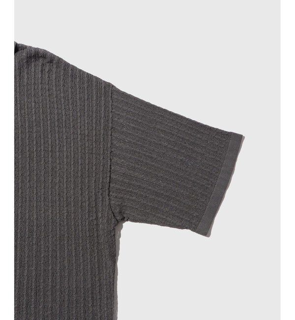 ADAM ET ROPE'「シアーニットシャツカーディガン」|カーディガン|