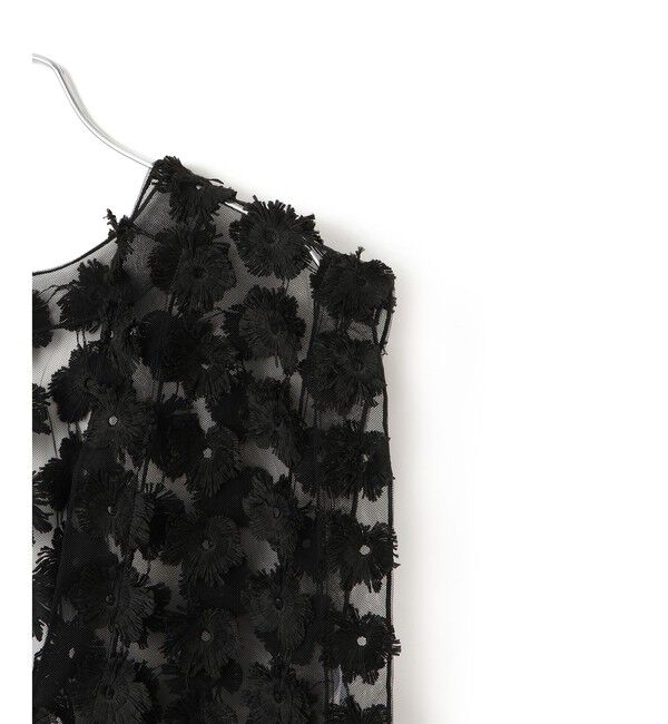 ADAM ET ROPE'「フラワーチュール2WAYトップス」|シャツ・ブラウス|