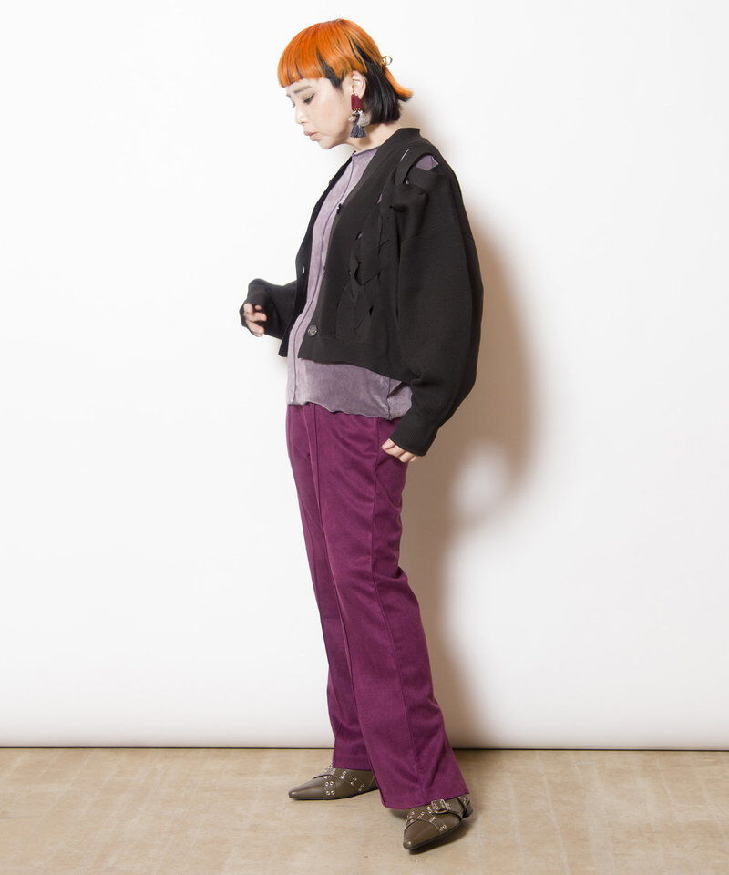  「編込ニットカーディガン」|カーディガン|