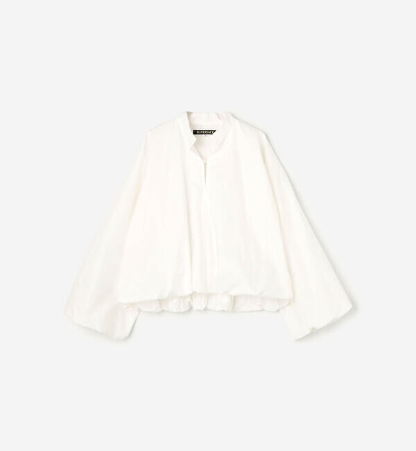  「HAVERSACK | スタンドカラー 長袖バルーンシャツ WOMEN」|シャツ・ブラウス|