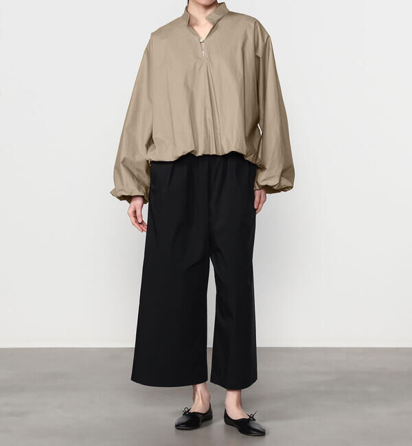 「HAVERSACK | スタンドカラー 長袖バルーンシャツ WOMEN」|シャツ・ブラウス|