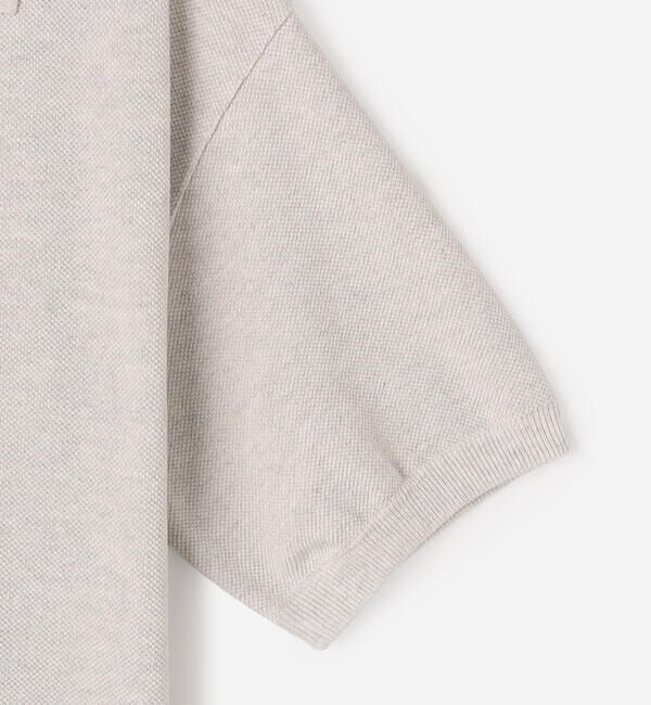  「crepuscule | 鹿の子 スキッパーポロシャツ MEN」|ニット・セーター|