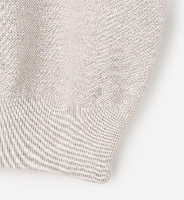  「crepuscule | 鹿の子 スキッパーポロシャツ MEN」|ニット・セーター|