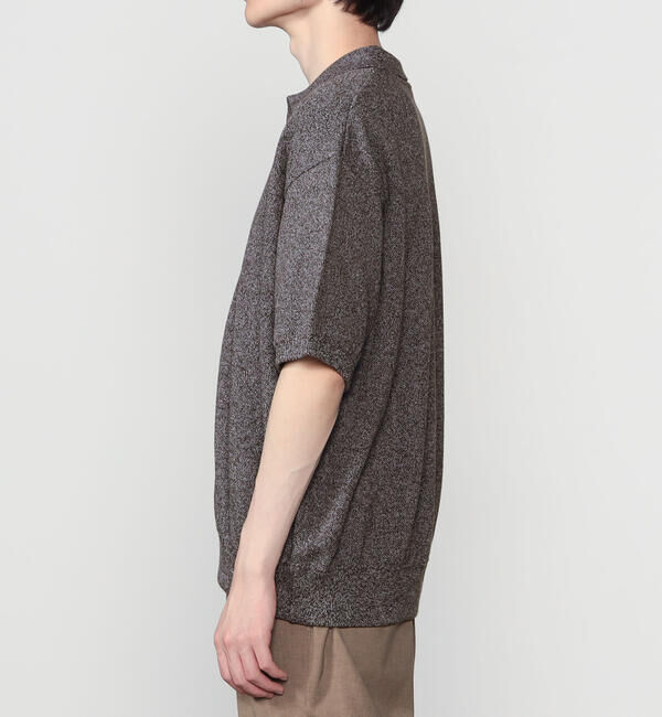  「crepuscule | 鹿の子 スキッパーポロシャツ MEN」|ニット・セーター|