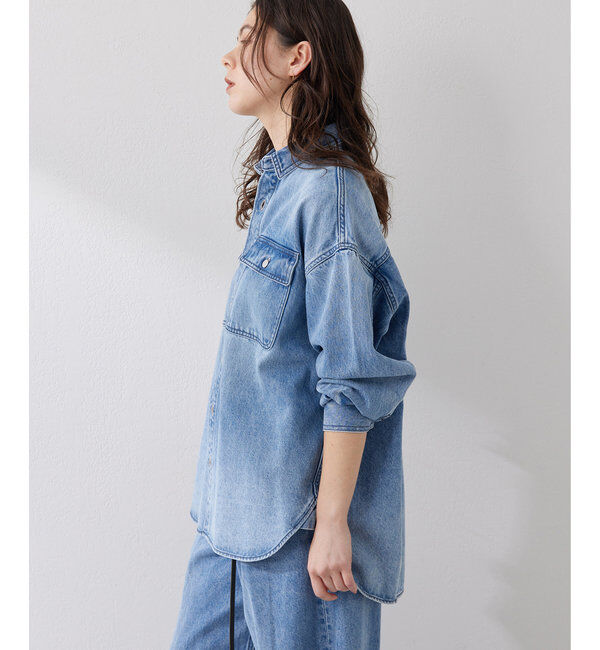  「ドロップデニムシャツ」|シャツ・ブラウス|
