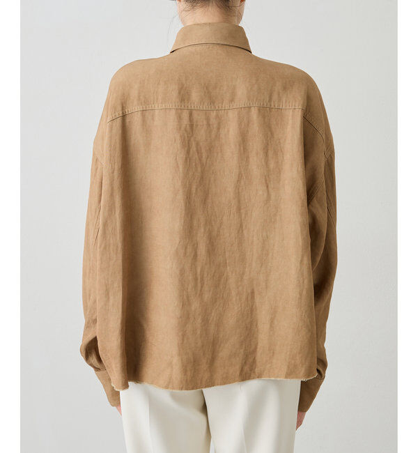  「ツイル顔料染めスクエアシャツ」|シャツ・ブラウス|