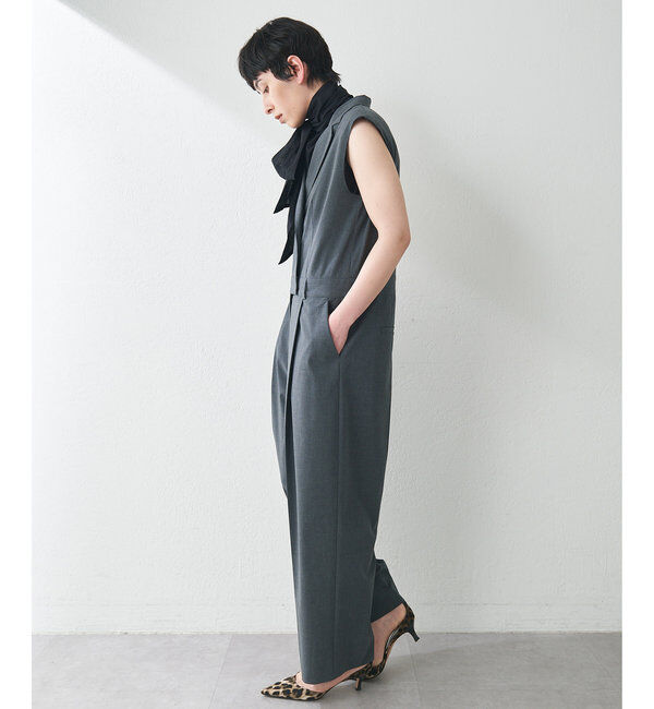  「【THE PAUSE】テーラーカラーノースリーブジャンプスーツ」|ワンピース|