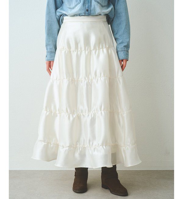  「シアーボリュームスカート」|スカート|