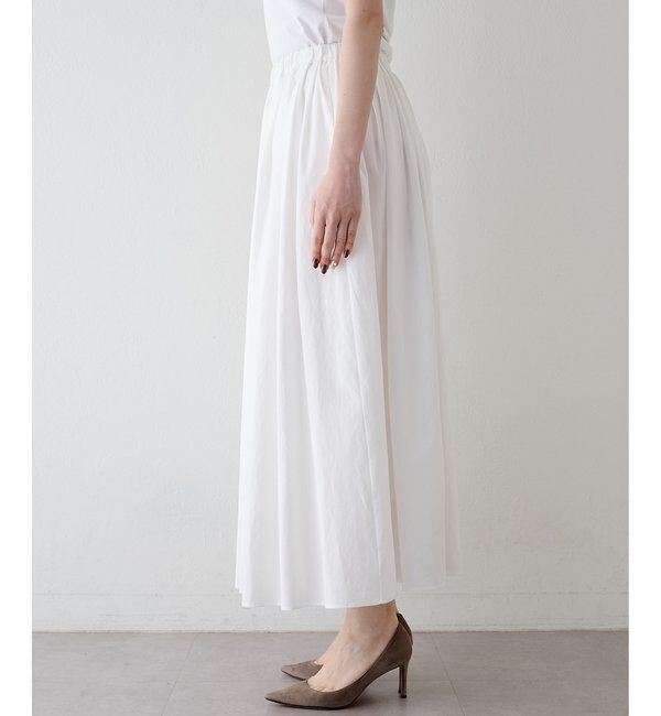 Drawing Numbers「【Drawing Numbers】テンセルコットンクロスギャザースカート」|スカート|