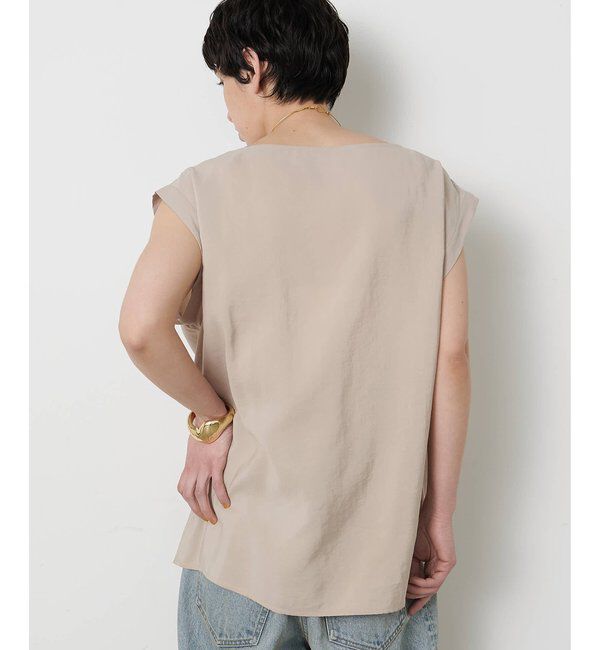  「ドレープノースリーブブラウス」|シャツ・ブラウス|