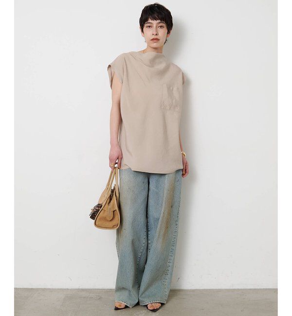  「ドレープノースリーブブラウス」|シャツ・ブラウス|