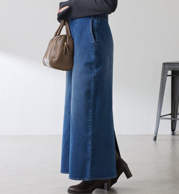  「Iラインデニムスカート」|スカート|