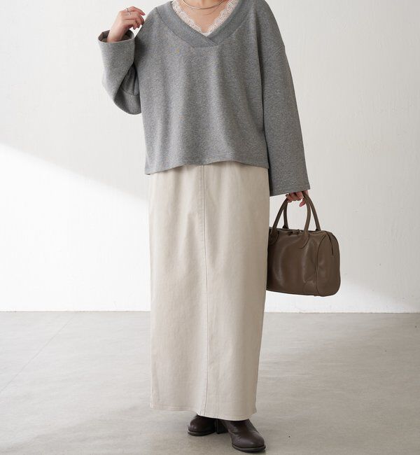  「Iラインデニムスカート」|スカート|