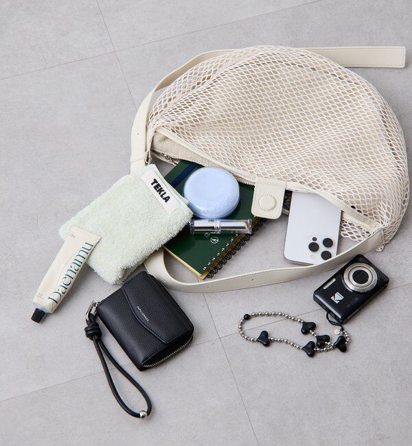  「【PAPILLONNER/パピヨネ】ラウンドメッシュバッグ」|ショルダー・メッセンジャー|