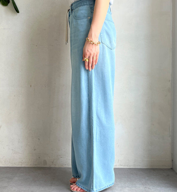  「リヨセルドロストワイドデニム」|デニム|