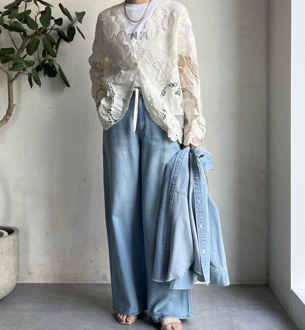  「リヨセルドロストワイドデニム」|デニム|