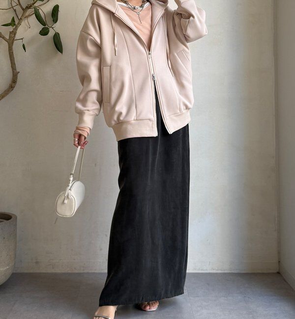  「ボンディングジップフーディー」|Tシャツ・カットソー|