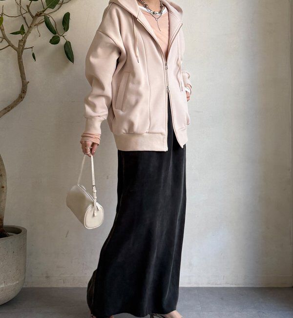  「ボンディングジップフーディー」|Tシャツ・カットソー|