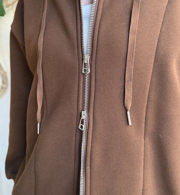  「ボンディングジップフーディー」|Tシャツ・カットソー|