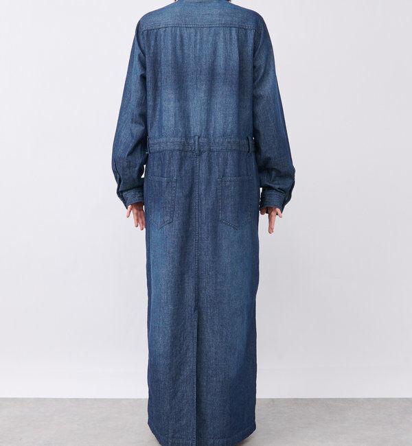  「【MONN&times;Yoshiiiiii】デニムシャツワンピース」|ワンピース|