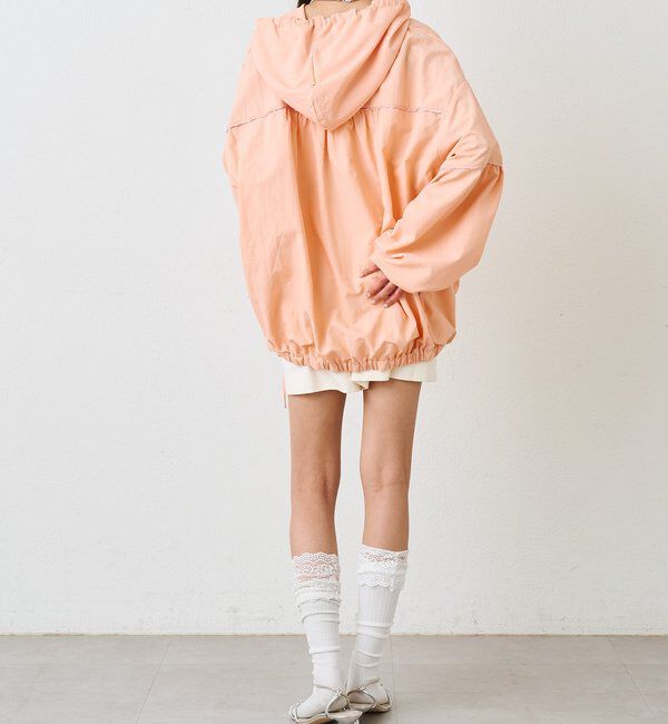  「ナイロンフーディーパーカー」|ブルゾン・スタジャン|