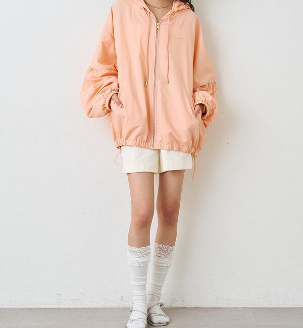  「ナイロンフーディーパーカー」|ブルゾン・スタジャン|