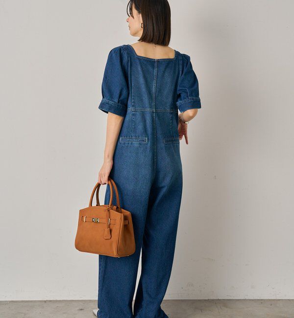  「デニムパフオールインワン」|ワンピース|