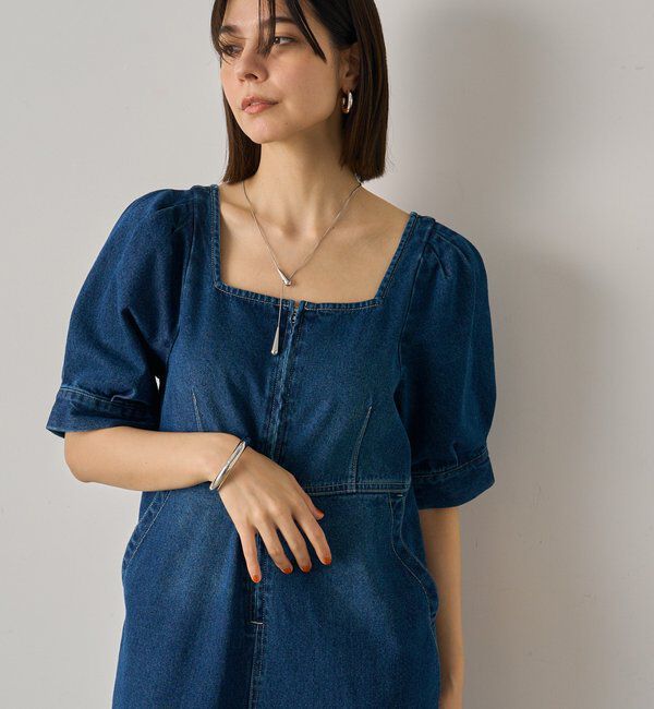  「デニムパフオールインワン」|ワンピース|