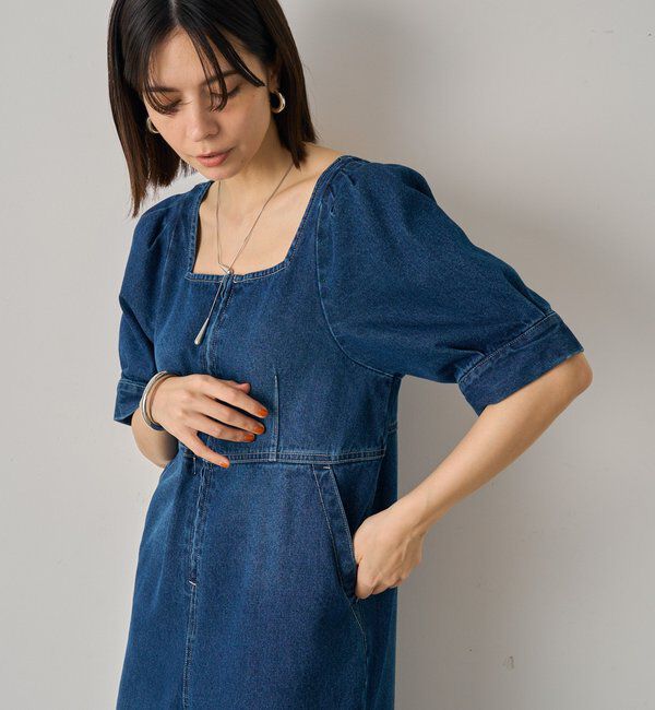  「デニムパフオールインワン」|ワンピース|